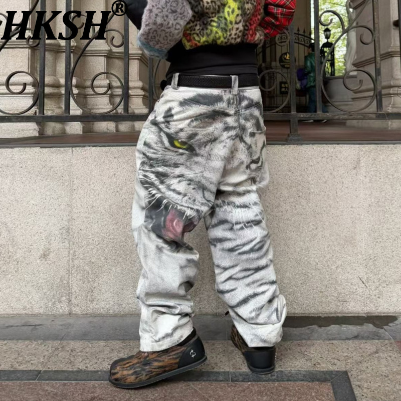 Streetwear Brand Designer - بنطلون رجالي جديد من HKSH لفصلي