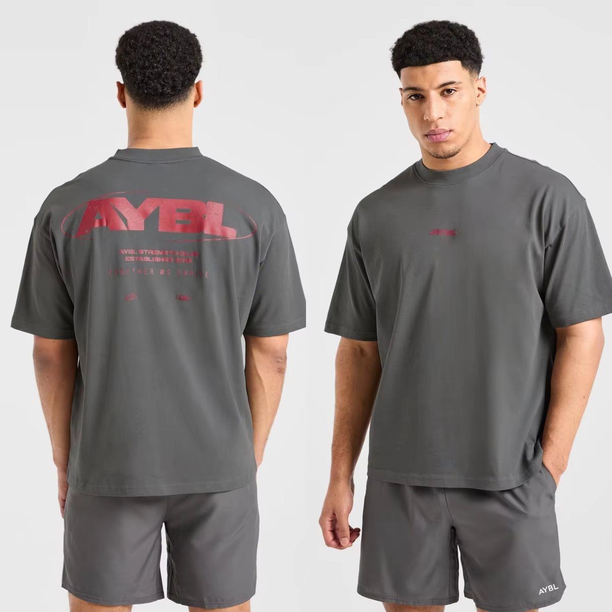 Streetwear Brand With A Logo - تي شيرت قطني بطبعة شعار جيم