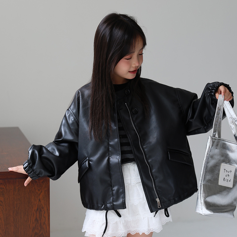 Streetwear Brand Designer - 2-12Y الفتيات الحلو الأسود الوردي روك