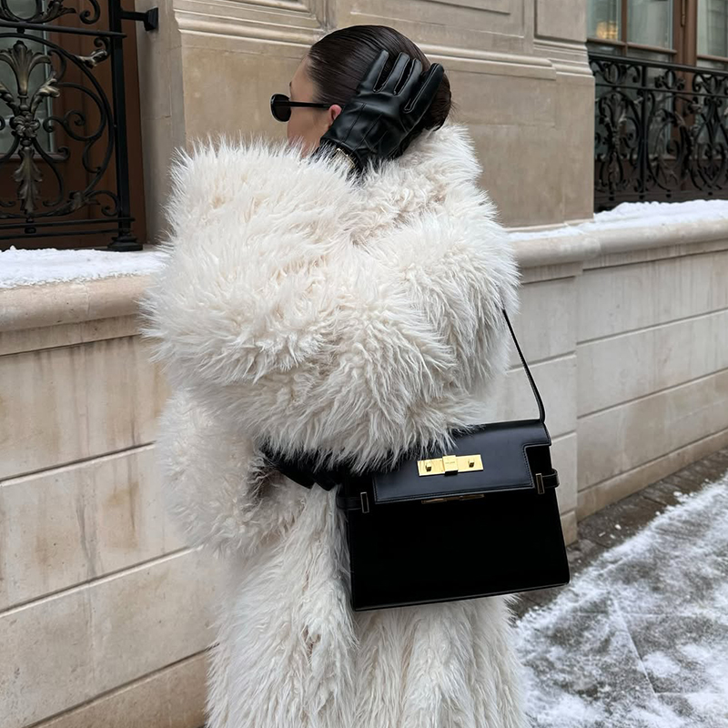 معطف فرو نسائي شتوي 2026 بتصمي - مراجعة Streetwear Russian Brand وسعره