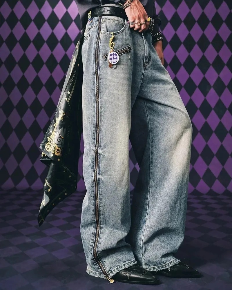 ملابس الشارع Y2K للرجال، طقم م - مراجعة Streetwear Zipper وسعره
