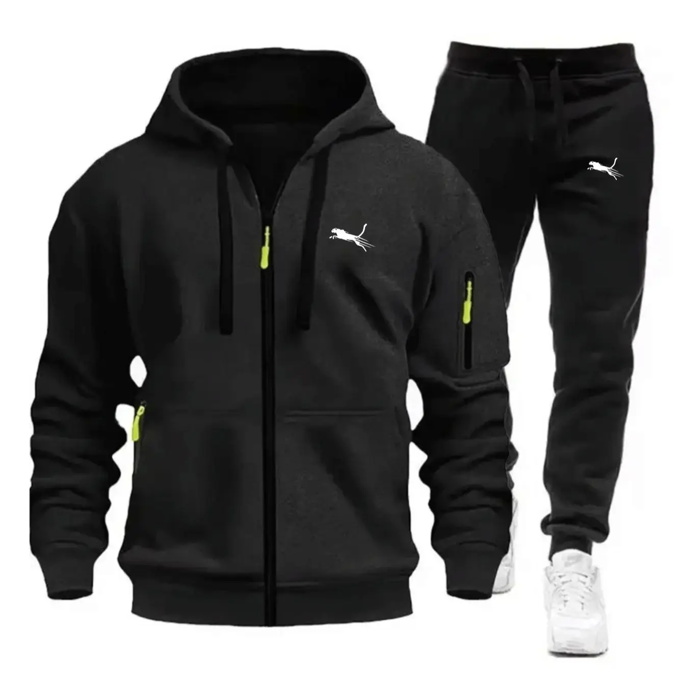 بدلة رياضية رجالية كاجوال بسحا - مراجعة Streetwear Zipper وسعره